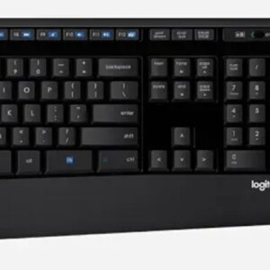 Logitech MK345 Full-Size Wireless Keyboard and Mouse Combo - Black