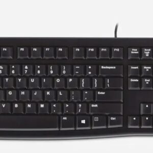Logitech K120 Full-Size Wired USB Keyboard - Black