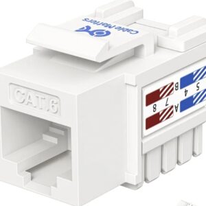 Cable Matters UL-Listed Cat6 Keystone Jack - White