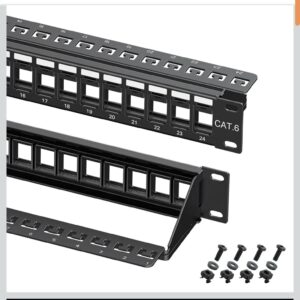 Cable Matters Keystone Patch Panel with Cable Management